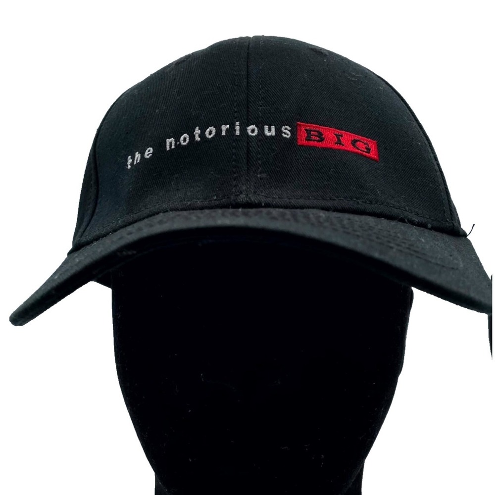 The Notorious B.I.G. Baseball Cap Mens One Size Black Snapback Hat Movie Promo